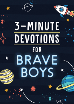 Paperback 3-Minute Devotions for Brave Boys Book