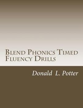Paperback Blend Phonics Timed Fluency Drills Book