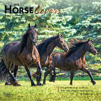Calendar Horse Lovers 2022 Square Book