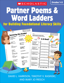 Paperback Partner Poems & Word Ladders for Building Foundational Literacy Skills: Grades 1-3 Book