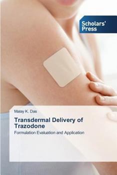 Paperback Transdermal Delivery of Trazodone Book