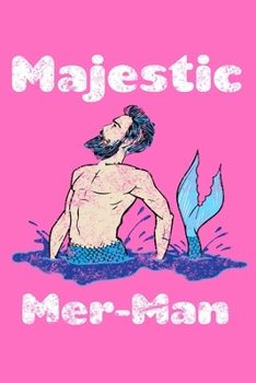 Paperback Majestic Merman: Comic Book Notebook Paper Book