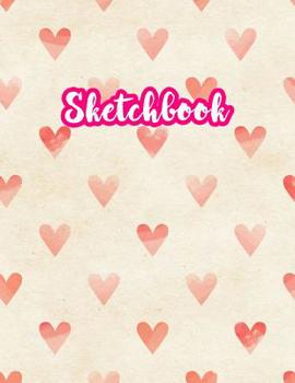 Paperback Sketchbook: Cute Drawing Note Pad and Sketch Book for Kids, Girls and Adult - Large 8.5 x 11 Matte Cover with White Interior (Perf Book