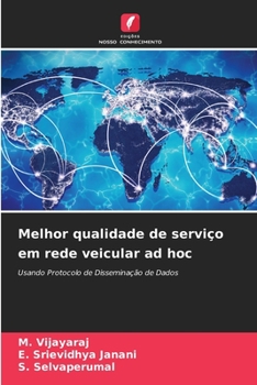 Paperback Melhor qualidade de serviço em rede veicular ad hoc [Portuguese] Book