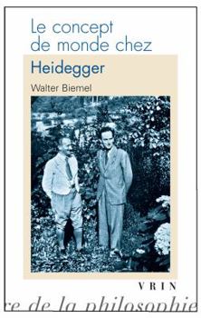 Paperback Le Concept de Monde Chez Heidegger [French] Book