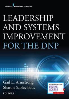 Paperback Leadership and Systems Improvement for the DNP Book