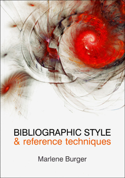 Paperback Bibliographic Style and Reference Techniques Book