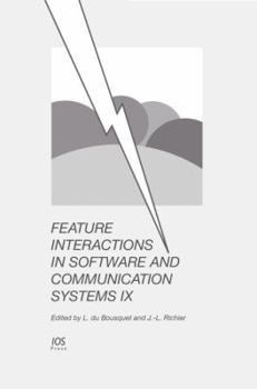 Hardcover Feature Interactions in Software and Communication Systems IX Book