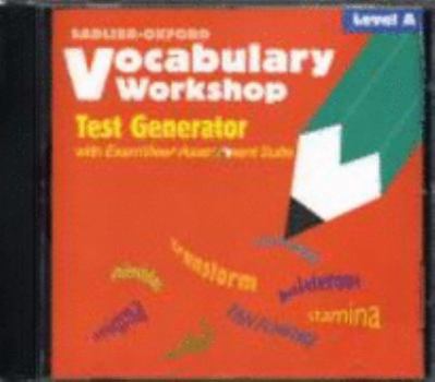 CD-ROM Vocabulary Workshop, Grade 6: Test Generator, Level A Book