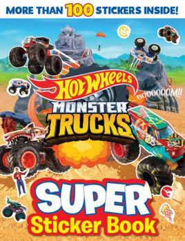 Paperback Hot Wheels Monster Trucks: Super Sticker Book