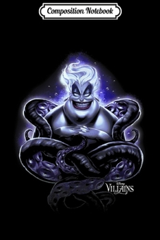 Paperback Composition Notebook: Disney Villains Ursula Dark Portrait Journal/Notebook Blank Lined Ruled 6x9 100 Pages Book