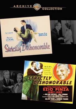 DVD Strictly Dishonorable Double Feature Book