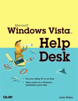 Paperback Microsoft Windows Vista Help Desk Book