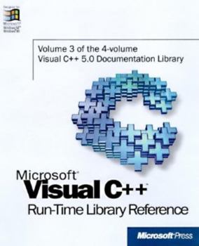 Paperback Microsoft Visual C++ Run Time Library Reference, Part 3 Book