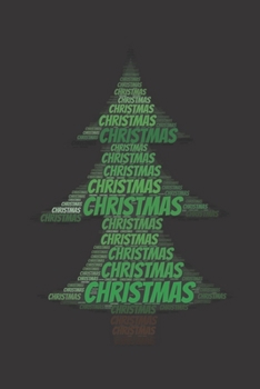 Christmas: Notebook, Journal | Lined Paper | 120 Pages DIN A5 (6 x 9") | Notes, Drawings, Planer, Diary, Organization | Word Cloud Present