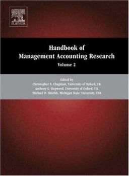 Hardcover Handbook of Management Accounting Research, 2 Book