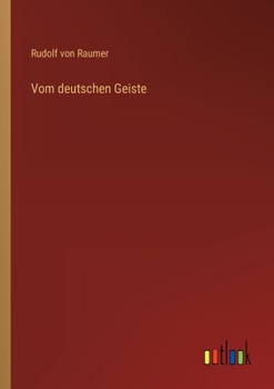 Paperback Vom deutschen Geiste [German] Book