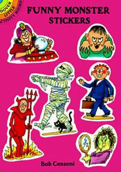 Paperback Funny Monsters Stickers Book