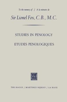 Paperback Etudes Penologiques Studies in Penology Dedicated to the Memory of Sir Lionel Fox, C.B., M.C. / Etudes Penologiques Dédiées À La Mémoire de Sir Lionel Book