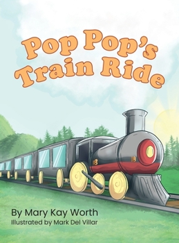 Hardcover Pop Pop's Train Ride [Large Print] Book