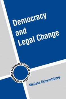 Paperback Democracy and Legal Change Book