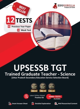 Paperback UP TGT Science Book 2023 (English Edition) - 10 Full Length Mock Tests and 2 Previous Year Papers (1500 Solved Questions) UPSESSB with Free Access to Book