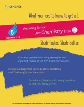 Paperback Fast Track to a 5 Test Prep for AP Chemistry Book