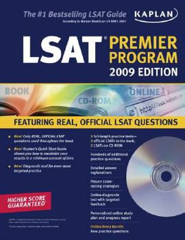 Paperback Kaplan LSAT Premier Program [With CDROM] Book