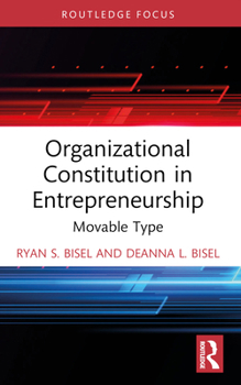 Paperback Organizational Constitution in Entrepreneurship: Movable Type Book