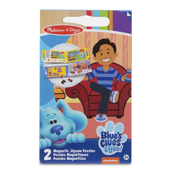 Toy Melissa & Doug Blue's Clues & You! Take-Along Magnetic Jigsaw Puzzles (2 15-Piece Puzzles) Book