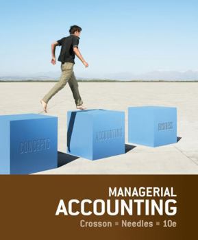 Hardcover Managerial Accounting Book