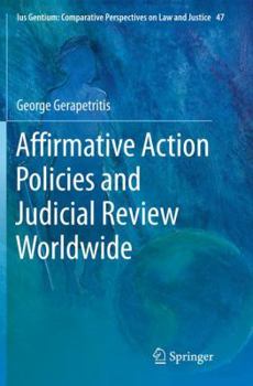 Paperback Affirmative Action Policies and Judicial Review Worldwide Book