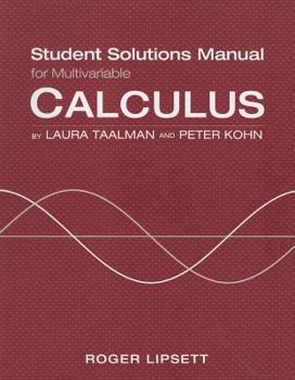 Paperback Student Solutions Manual for Calculus (Multivariable) Book