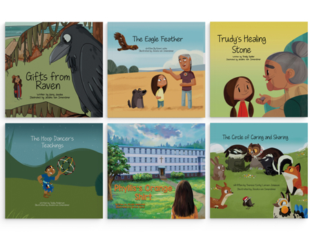 Hardcover Medicine Wheel Publishing 6 Hardcover Rhyming Book Set Book