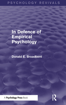 Paperback In Defence of Empirical Psychology (Psychology Revivals) Book