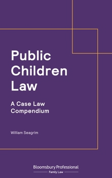 Paperback Public Children Law: A Case Law Compendium Book