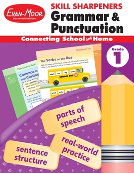 Paperback Skill Sharpeners: Grammar & Punctuation, Grade 1 Workbook Book