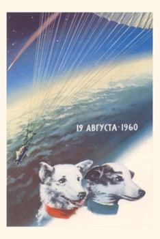 Paperback Vintage Journal Russian Space Dogs Book