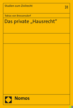 Paperback Das Private 'Hausrecht' [German] Book