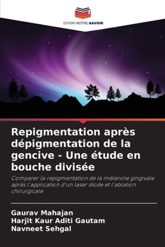 Paperback Repigmentation après dépigmentation de la gencive - Une étude en bouche divisée [French] Book