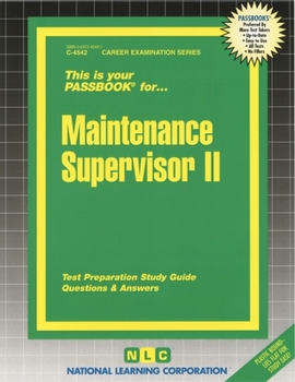 Spiral-bound Maintenance Supervisor II Book