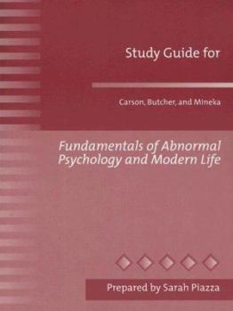 Paperback Fundamentals of Abnormal Psychology and Modern Life Book