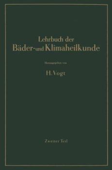 Paperback Lehrbuch Der Bäder- Und Klimaheilkunde: Erster Teil [German] Book
