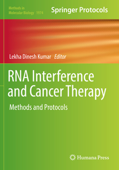 Paperback RNA Interference and Cancer Therapy: Methods and Protocols Book