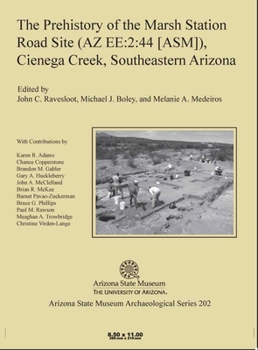 Paperback The Prehistory of the Marsh Station Road Site (AZ Ee:2:44 [Asm]), Cienega Creek, Southeastern Arizona Book