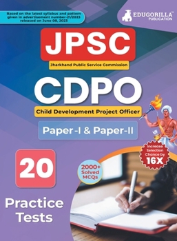 Paperback Jharkhand Child Development Project Officer (CDPO) Paper I and II Book 2023 (English Edition) - 20 Full Length Mock Tests (Paper I and Paper II) with Book