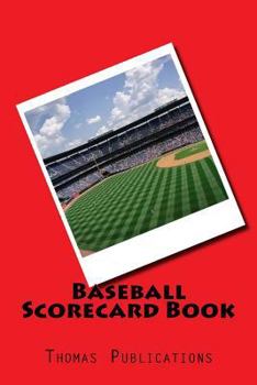 Paperback Baseball Scorecard Book