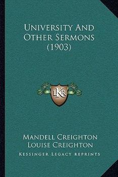 Paperback University And Other Sermons (1903) Book