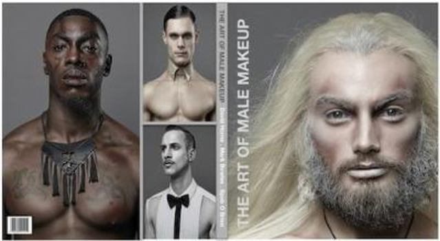 Hardcover Art of Male Makeup Book