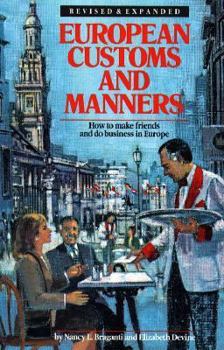 Paperback European Customs and Manners Book